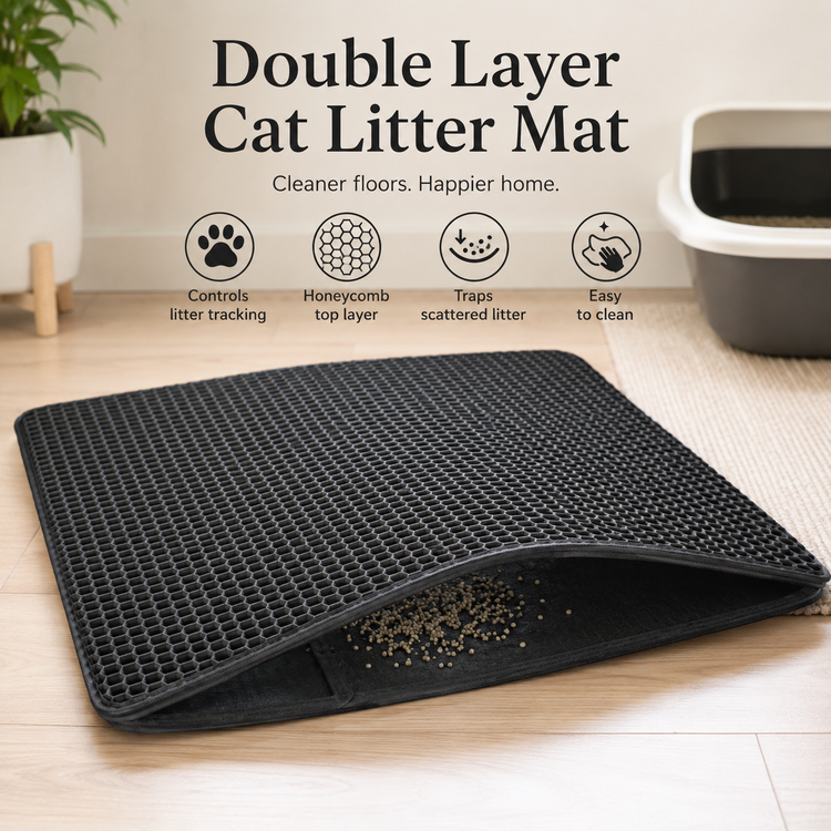 Double Layer Cat Litter Mat