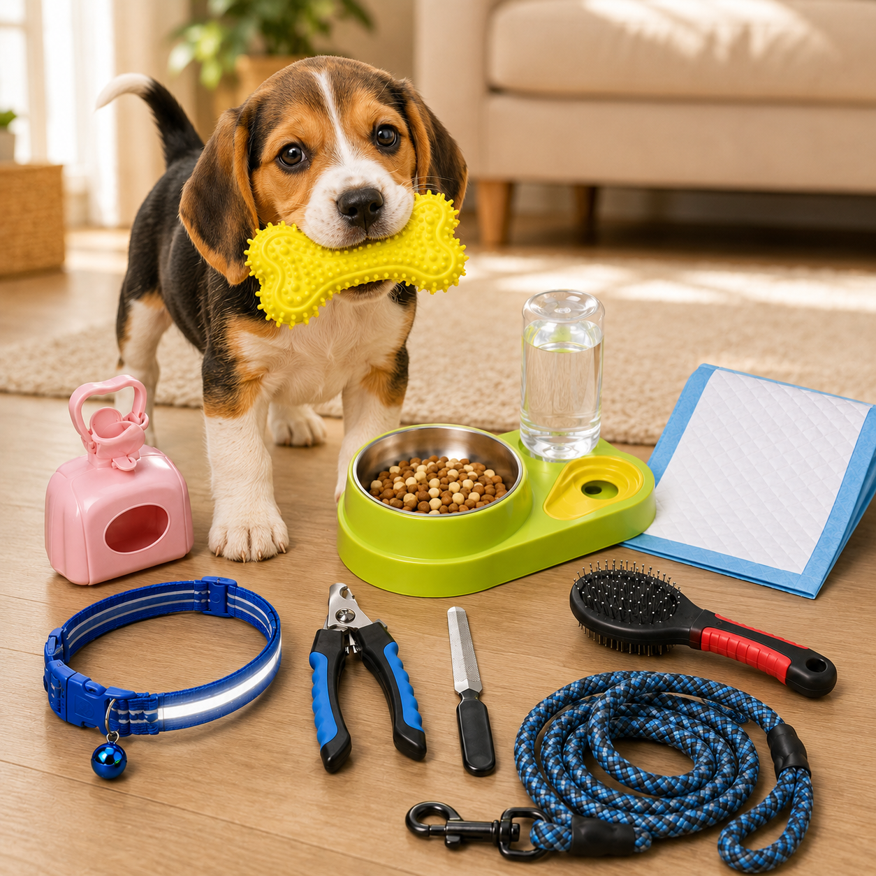 HeartyPaws dog care and puppy starter bundles