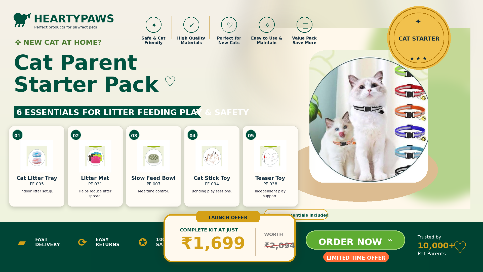 Cat Care & Starter Kits