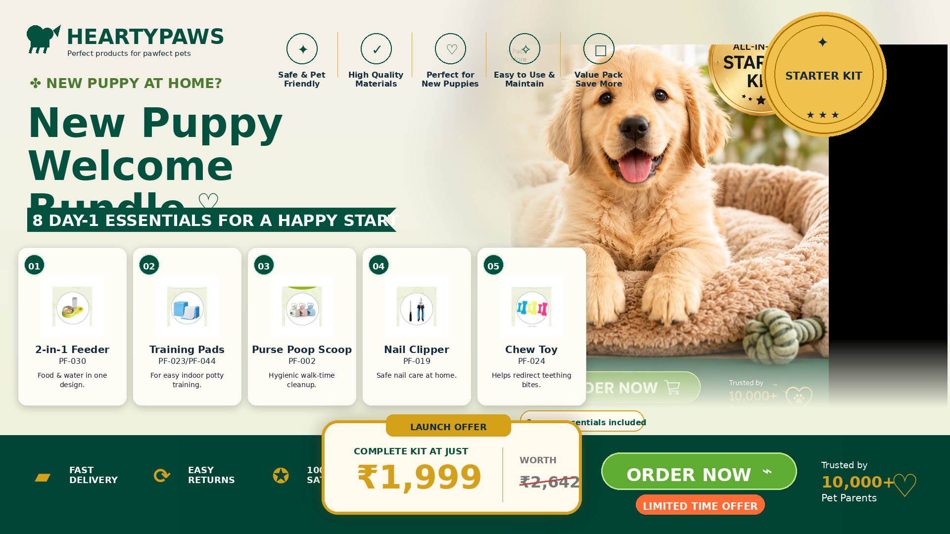WoofStreet pet care bundles