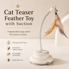 Cat Teaser Feather with Suction