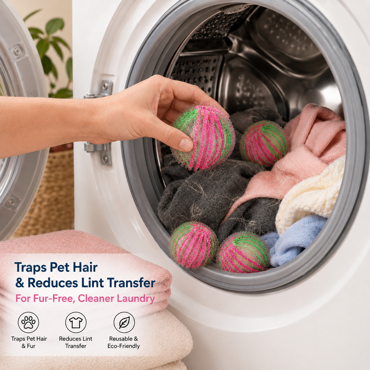 Lint Remover Washing Ball Pack of 6