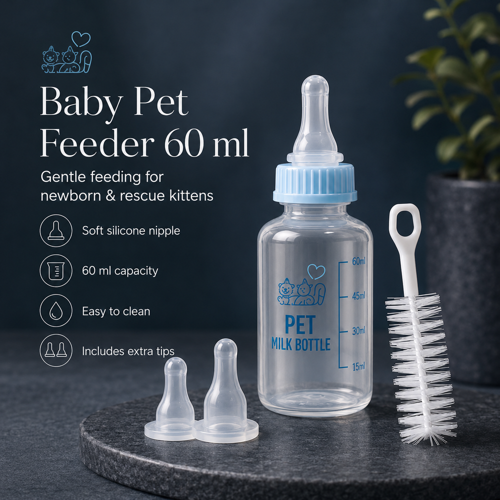 HeartyPaws baby pet feeder 60ml