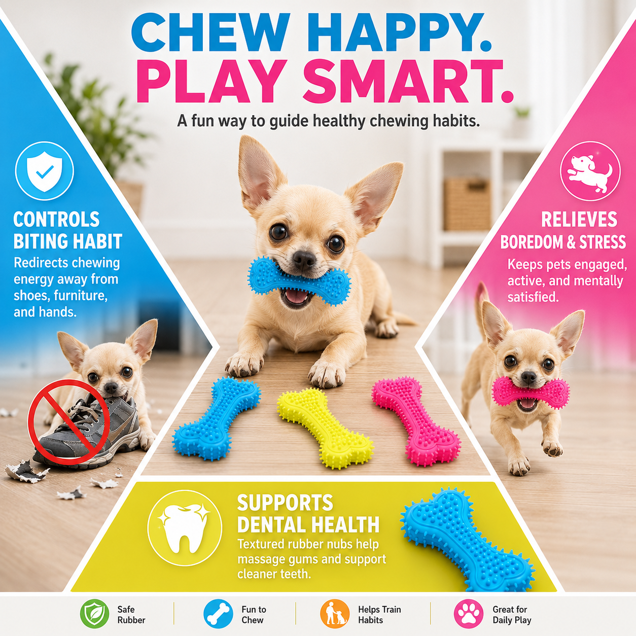 Bone Shape Chew Toy product image