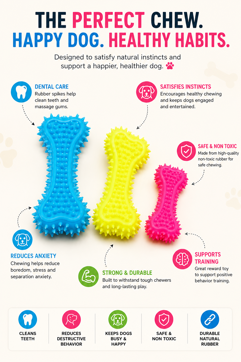 Bone Shape Chew Toy product image
