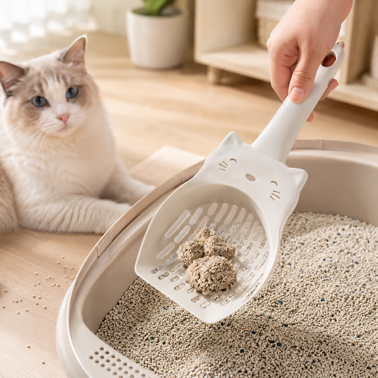 HeartyPaws cat design litter scoop
