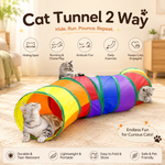 HeartyPaws two-way cat tunnel
