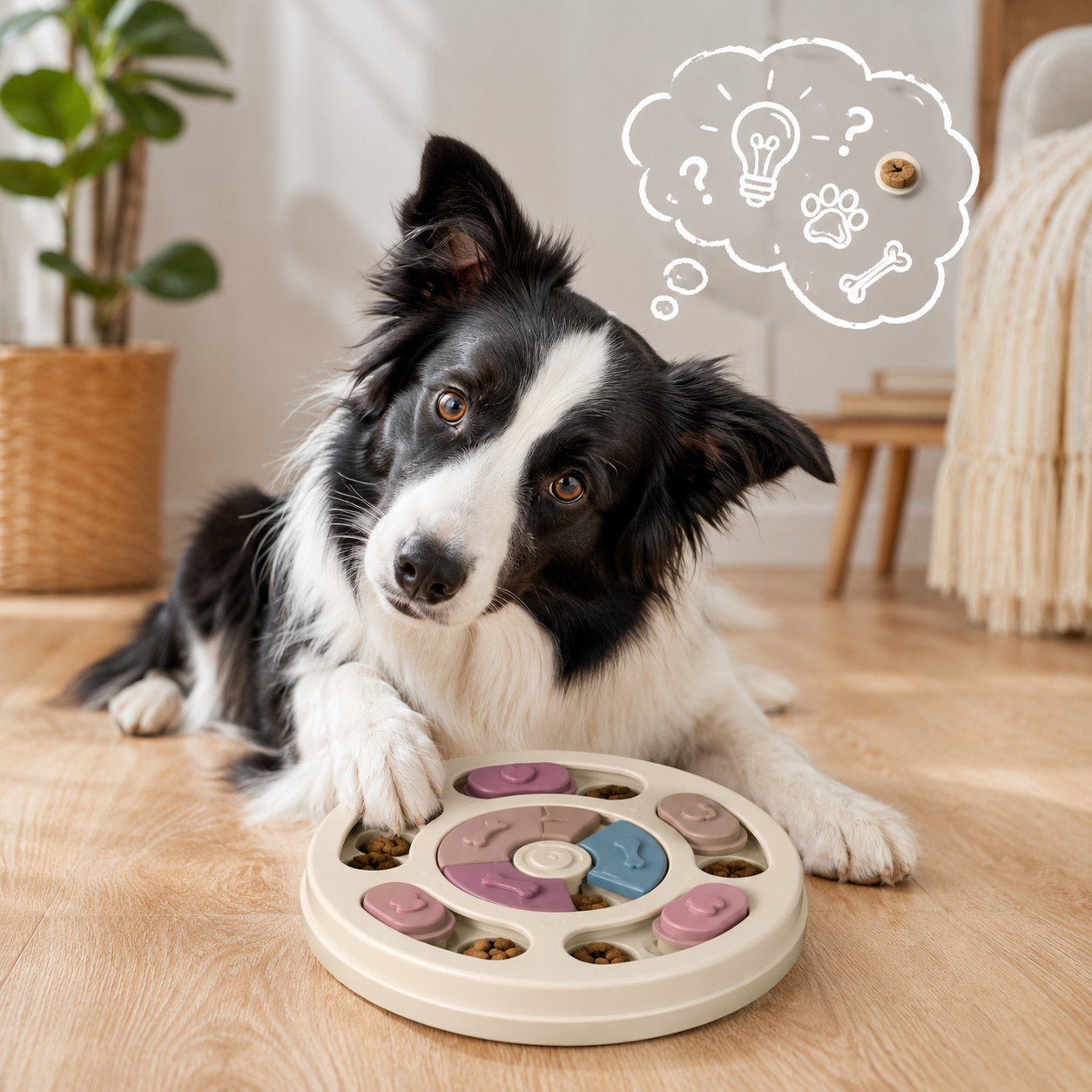 HeartyPaws educational puzzle treat toy
