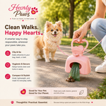 HeartyPaws Purse Poop Scoop lifestyle image with dog