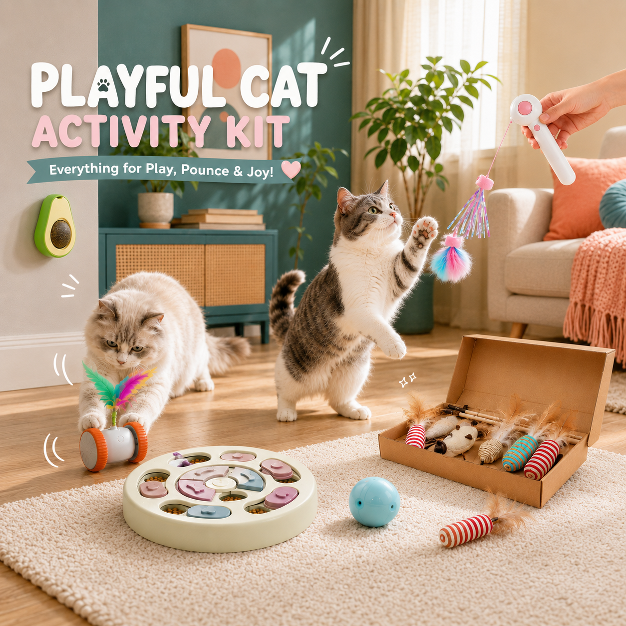 Playful Cat Activity Kit
