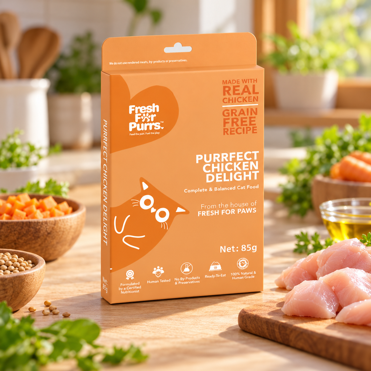 Purrfect Chicken Delight