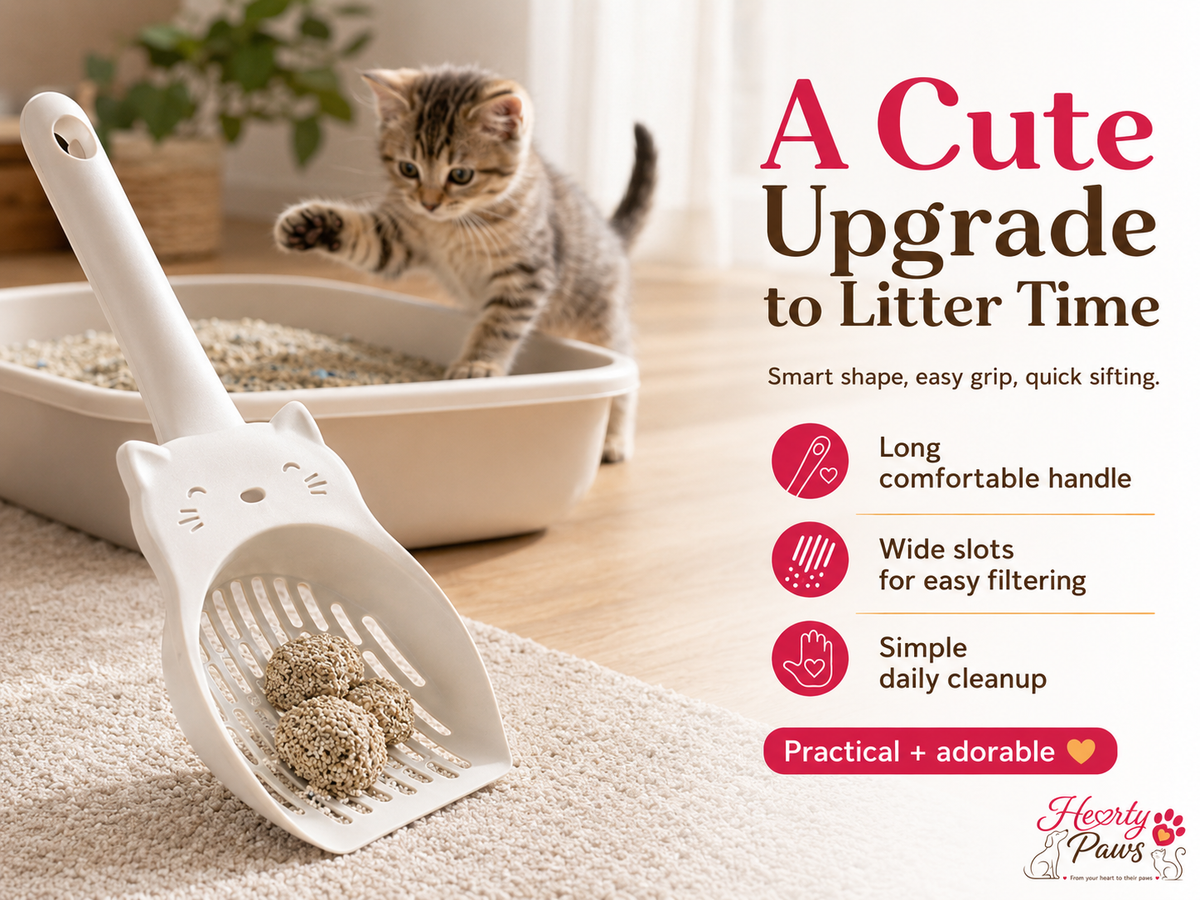 Cat Design Litter Scoop