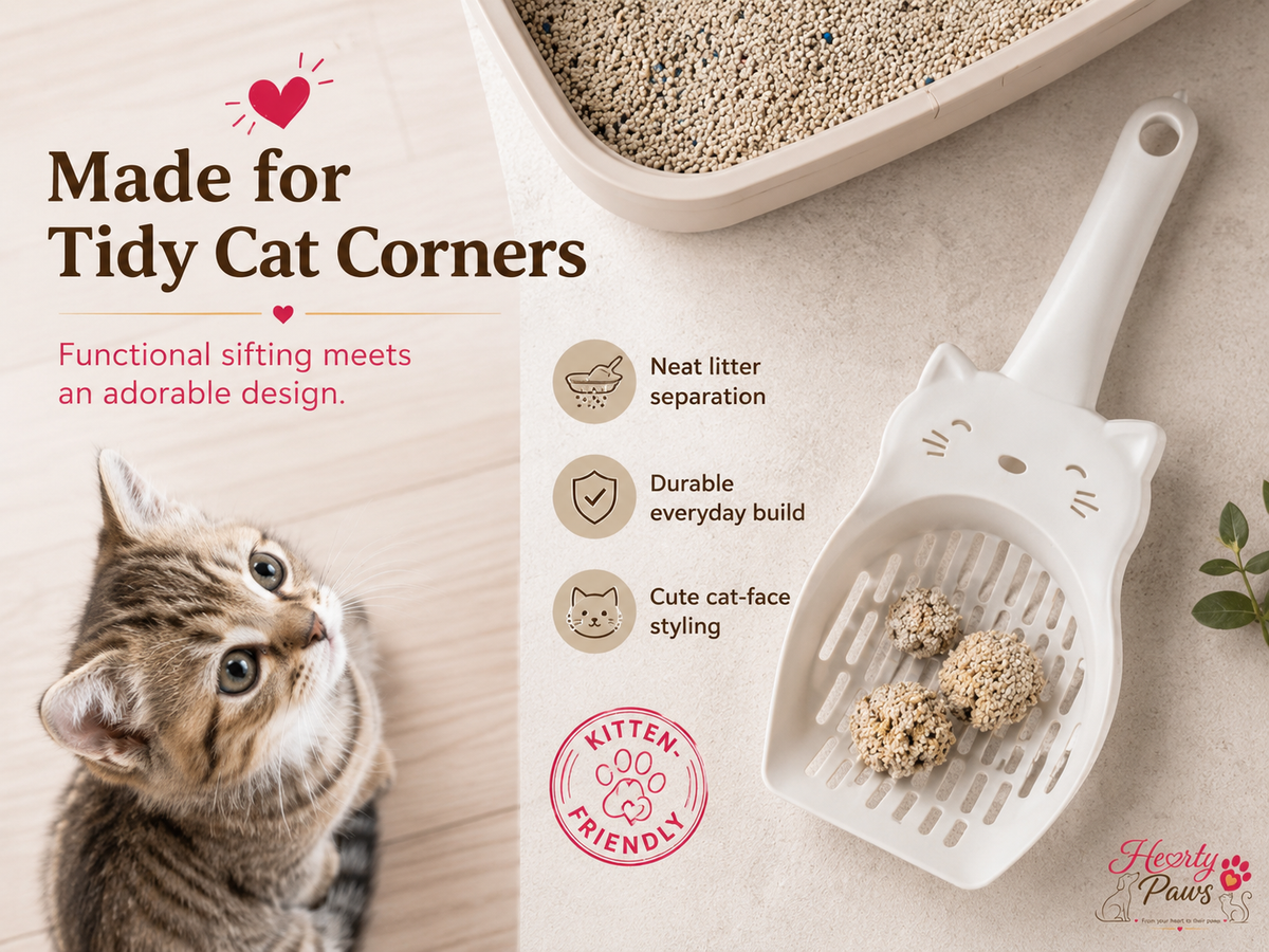 Cat Design Litter Scoop