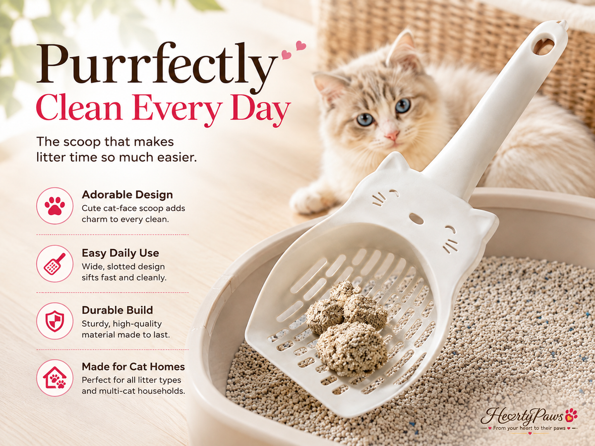 Cat Design Litter Scoop