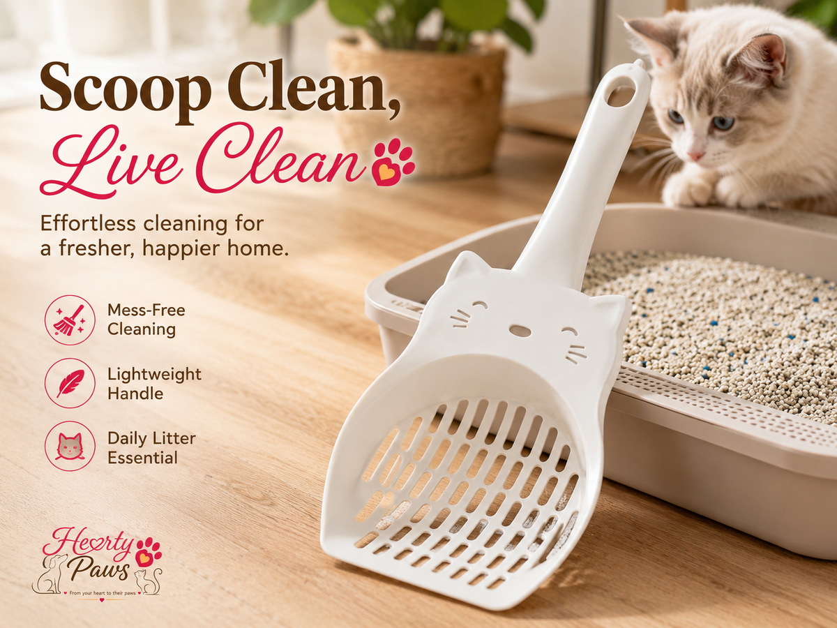 Cat Design Litter Scoop