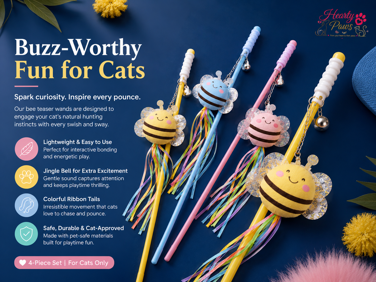 Bee Design Colourful Teaser Stick Toy