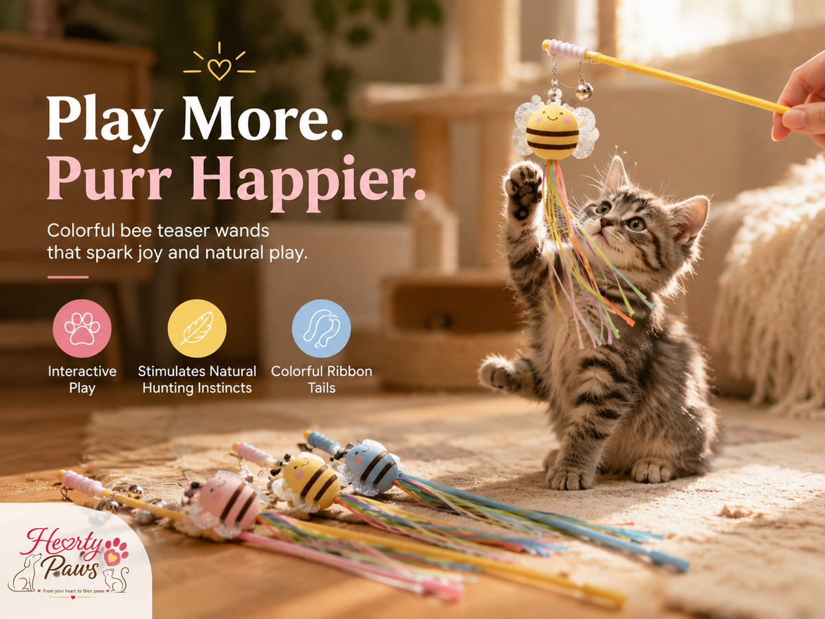 Bee Design Colourful Teaser Stick Toy