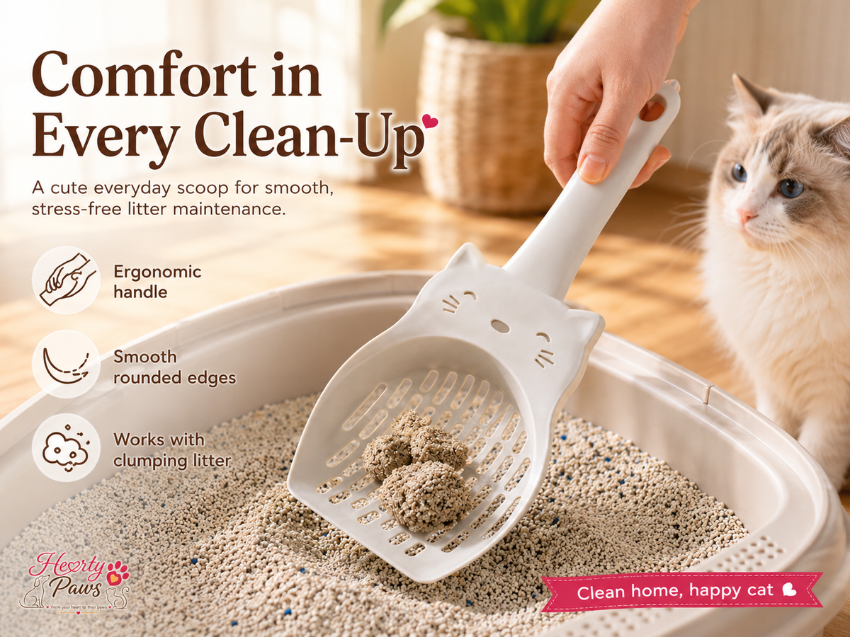 Cat Design Litter Scoop