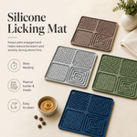 HeartyPaws silicone licking mat lifestyle image