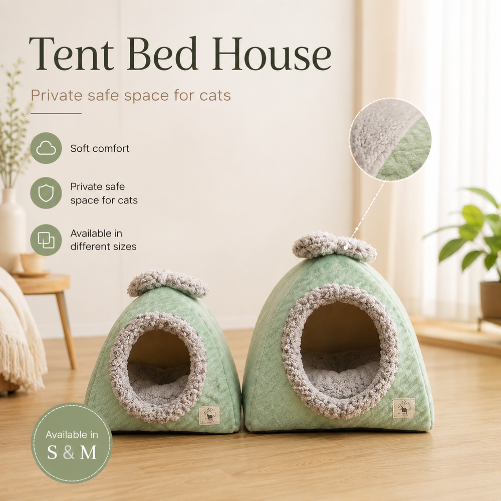 HeartyPaws tent bed house