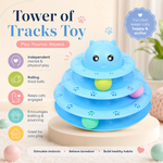 HeartyPaws tower of tracks cat toy